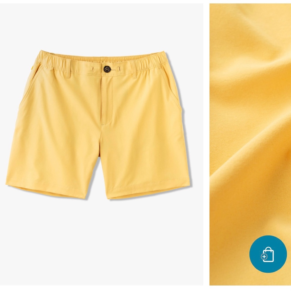 Chubbies yellow  Shorts 6inch inseam . Waterproof